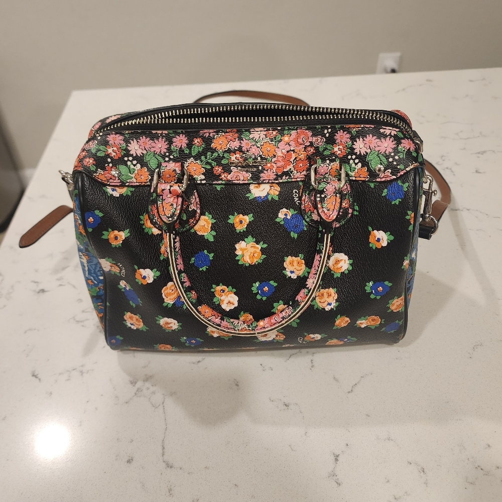 Coach Purse Floral